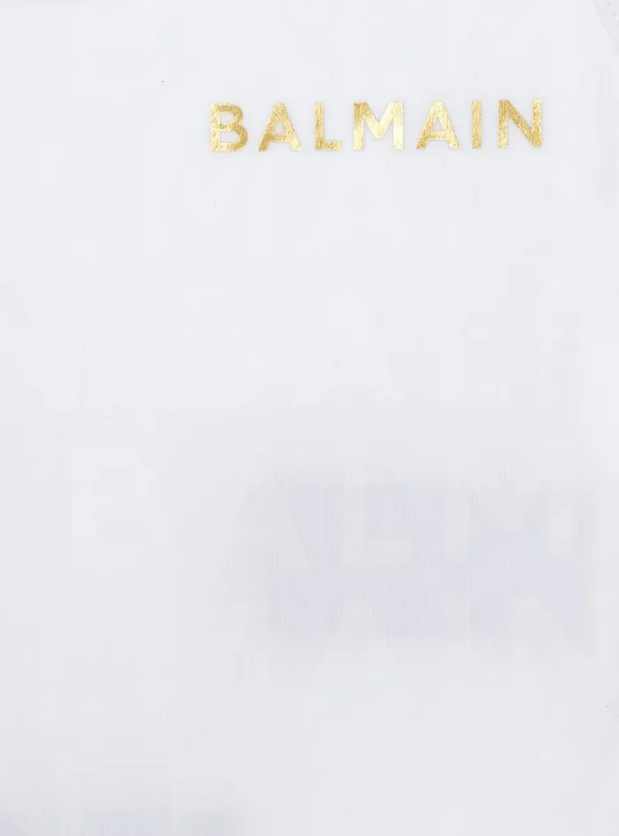 1piece Swimsuit White Kids Balmain