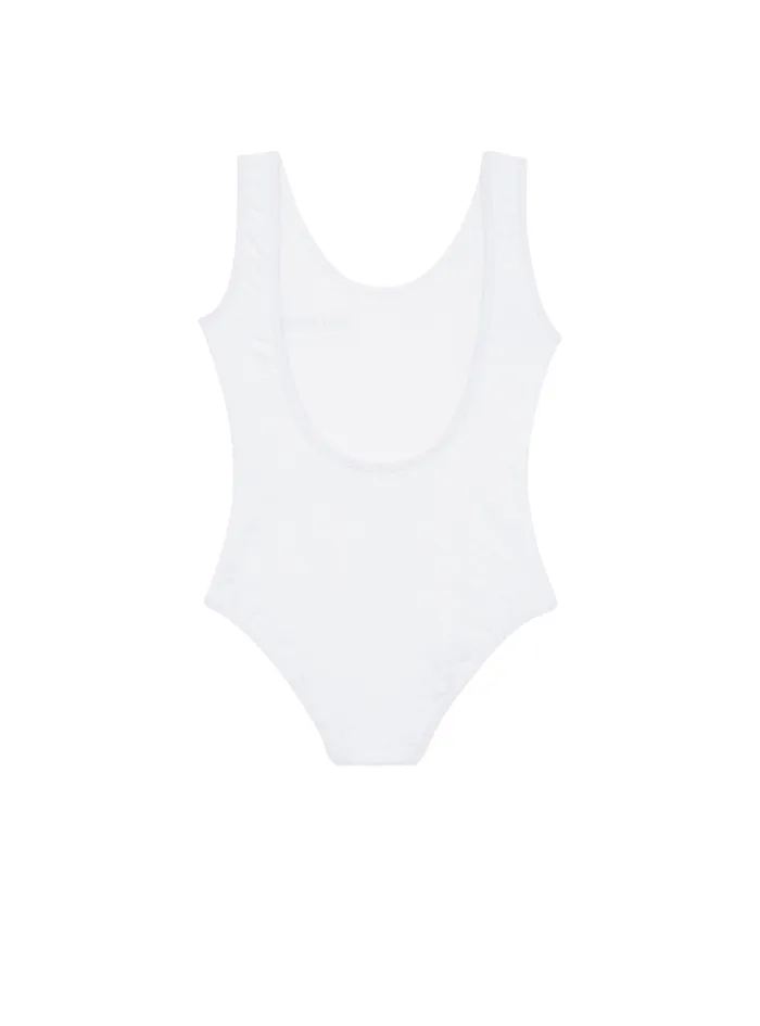 1piece Swimsuit White Kids Balmain