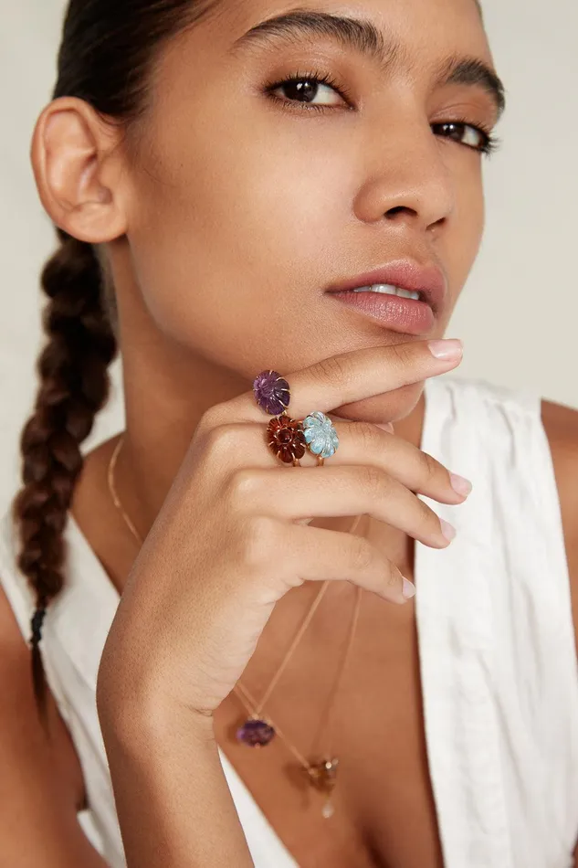 14k Dahlia Ring Amethyst Women Chan Luu 14k Fine