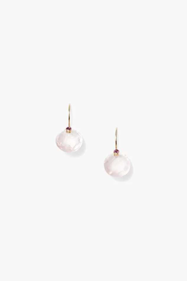 14k Pomelo Earrings Rose Quartz Women Chan Luu Earrings
