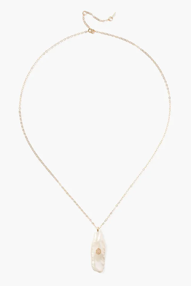 14k White Biwa Pearl Oasis Necklace Women Chan Luu Necklaces