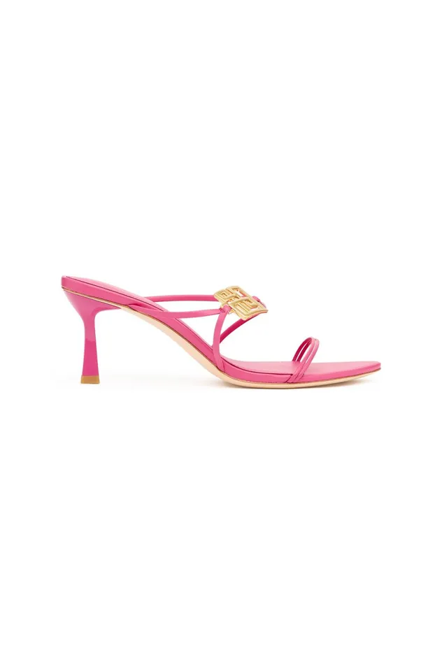 Acacia Strappy Mule Brilliant Pink Women Aje Shoes