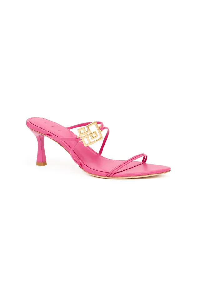 Acacia Strappy Mule Brilliant Pink Women Aje Shoes