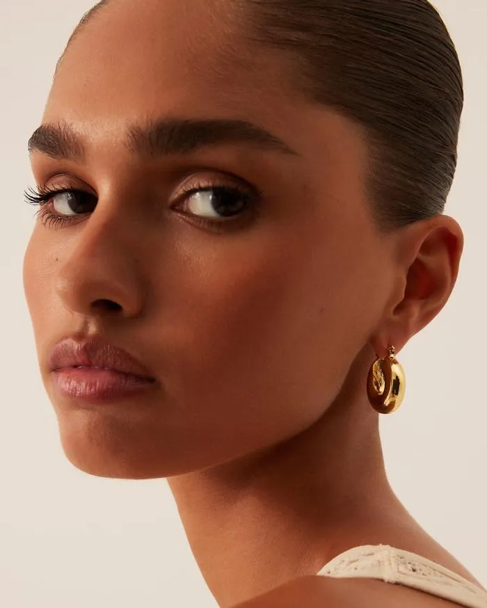 Accessories Billini Jewellery PORTIA HOOP EARRING GOLD PLATED 18K