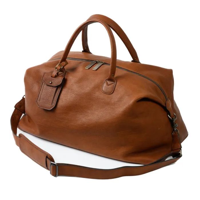 Accessories Men Billy Reid Benedict Weekend Bag Seven Hills Umber