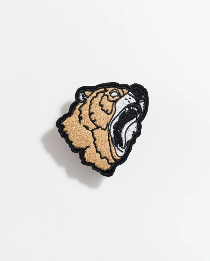 Accessories Men Billy Reid Collegiate Bear Patch Prairie Sand
