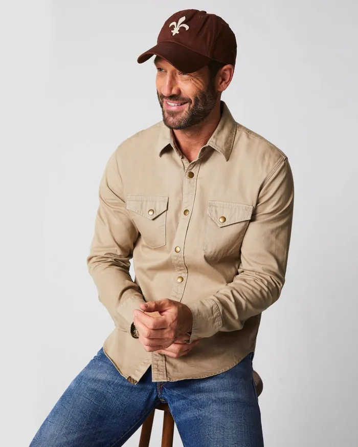 Accessories Men Billy Reid Fleur De Lis Cap Billys Brown