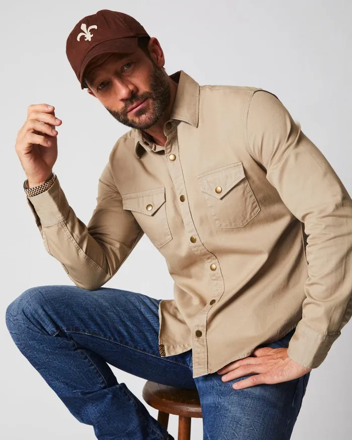 Accessories Men Billy Reid Fleur De Lis Cap Billys Brown