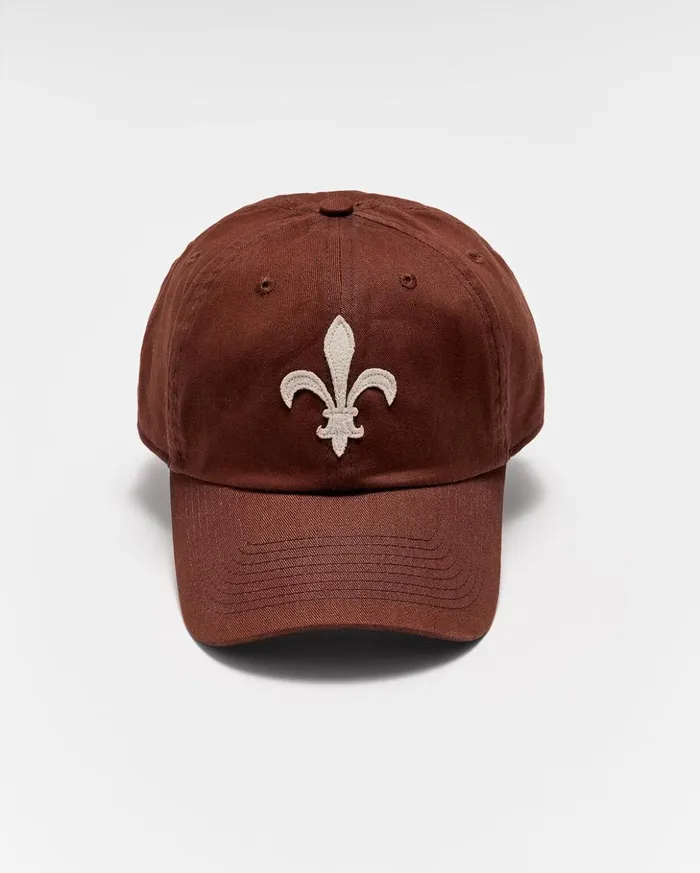 Accessories Men Billy Reid Fleur De Lis Cap Billys Brown