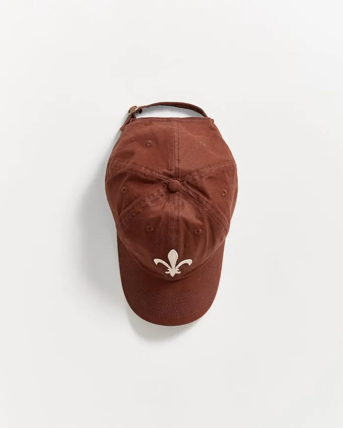 Accessories Men Billy Reid Fleur De Lis Cap Billys Brown