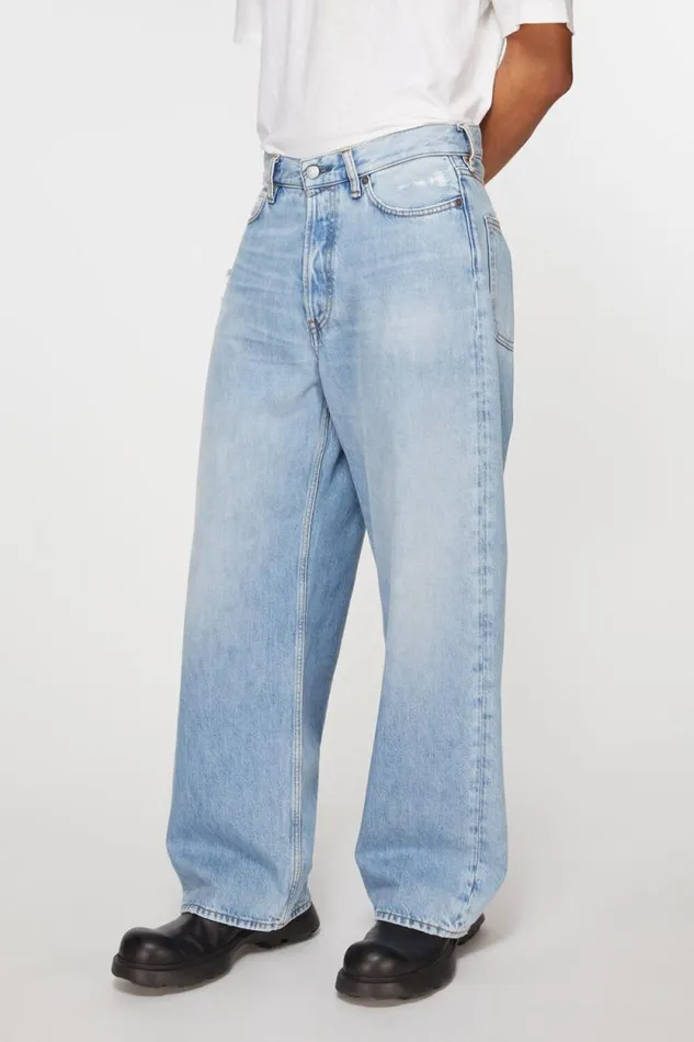Acne Studios Baggy Fit Jeans 8211 1981M Light Blue Men Jeans Acne Studios Baggy Fit Jeans 8211 1981M Light Blue Men Jeans