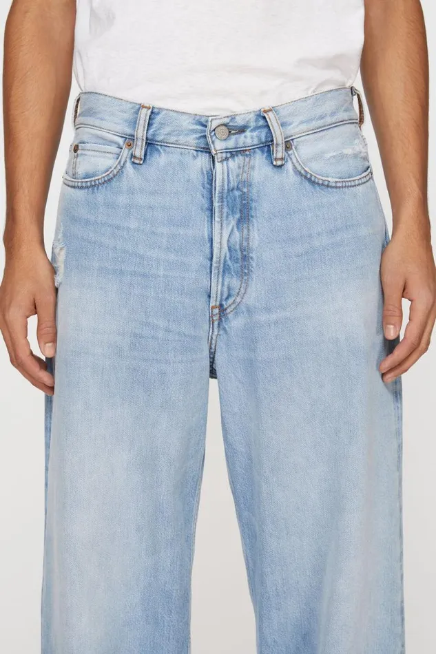 Acne Studios Baggy Fit Jeans 8211 1981M Light Blue Men Jeans Acne Studios Baggy Fit Jeans 8211 1981M Light Blue Men Jeans