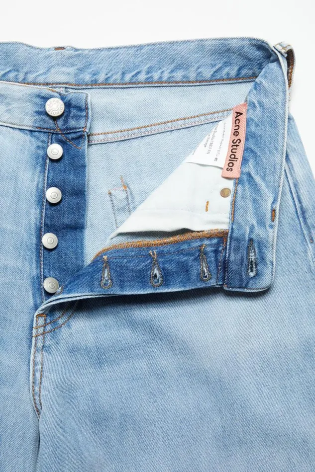 Acne Studios Baggy Fit Jeans 8211 1981M Light Blue Men Jeans Acne Studios Baggy Fit Jeans 8211 1981M Light Blue Men Jeans