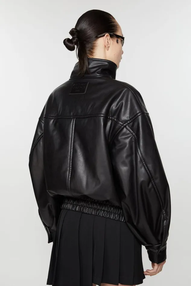 Acne Studios Bomber Jacket Black Women Outerwear