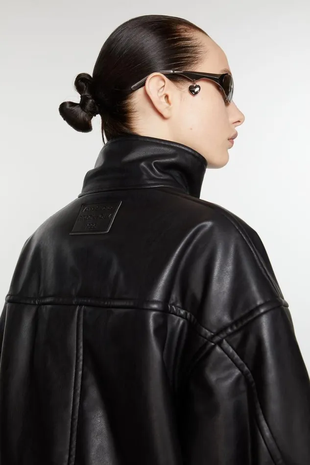 Acne Studios Bomber Jacket Black Women Outerwear