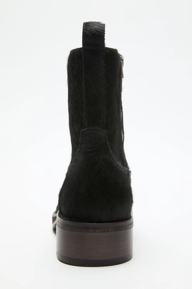 Acne Studios Brushed Leather Boots Black Men Shoes Acne Studios Brushed Leather Boots Black Men Shoes