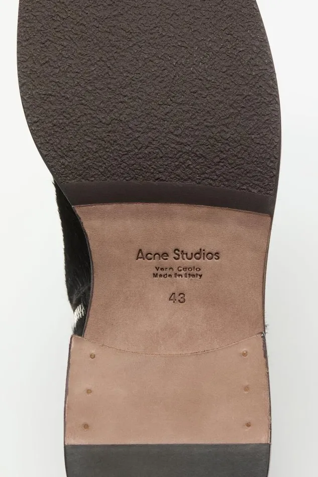 Acne Studios Brushed Leather Boots Black Men Shoes Acne Studios Brushed Leather Boots Black Men Shoes