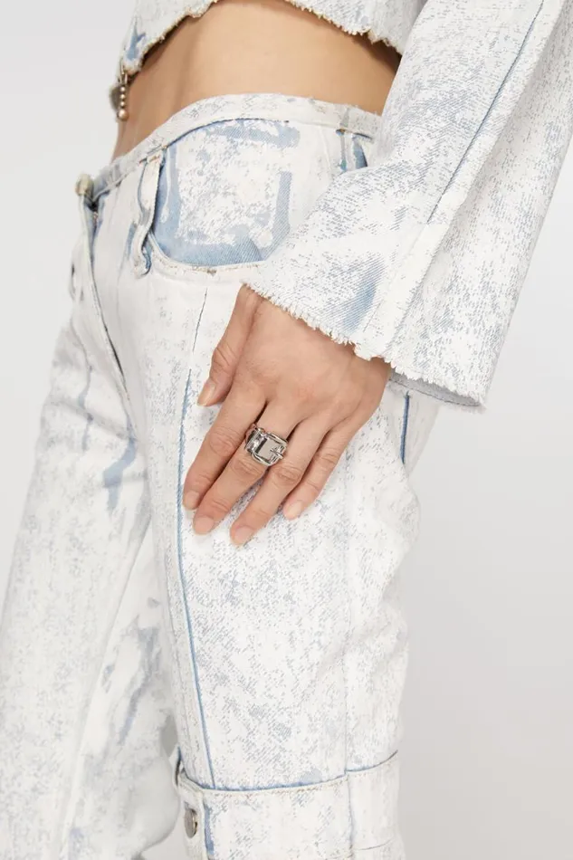 Acne Studios Buckle Ring Silver Women Jewellery