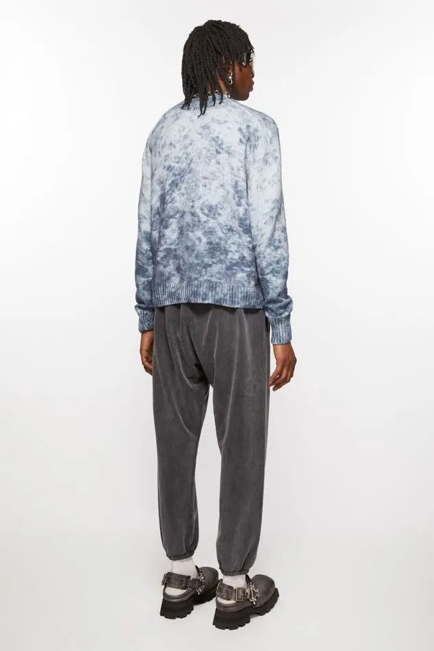 Acne Studios Cotton Sweatpants Faded Black Women Trousers Acne Studios Cotton Sweatpants Faded Black Women Trousers