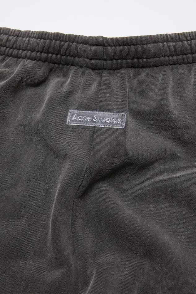Acne Studios Cotton Sweatpants Faded Black Women Trousers Acne Studios Cotton Sweatpants Faded Black Women Trousers