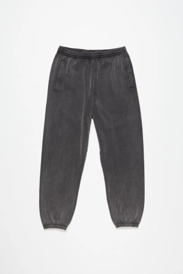 Acne Studios Cotton Sweatpants Faded Black Women Trousers Acne Studios Cotton Sweatpants Faded Black Women Trousers