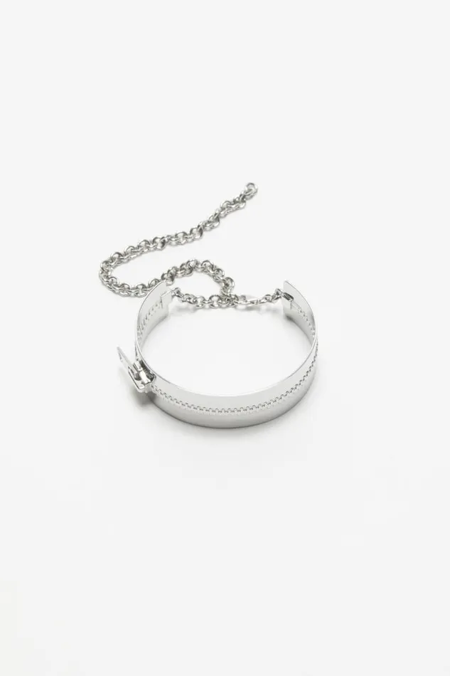 Acne Studios Cuff Bracelet Silver Women Jewellery