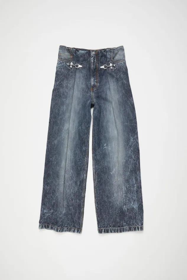 Acne Studios Denim Trousers Stone Grey Men Jeans Acne Studios Denim Trousers Stone Grey Men Jeans