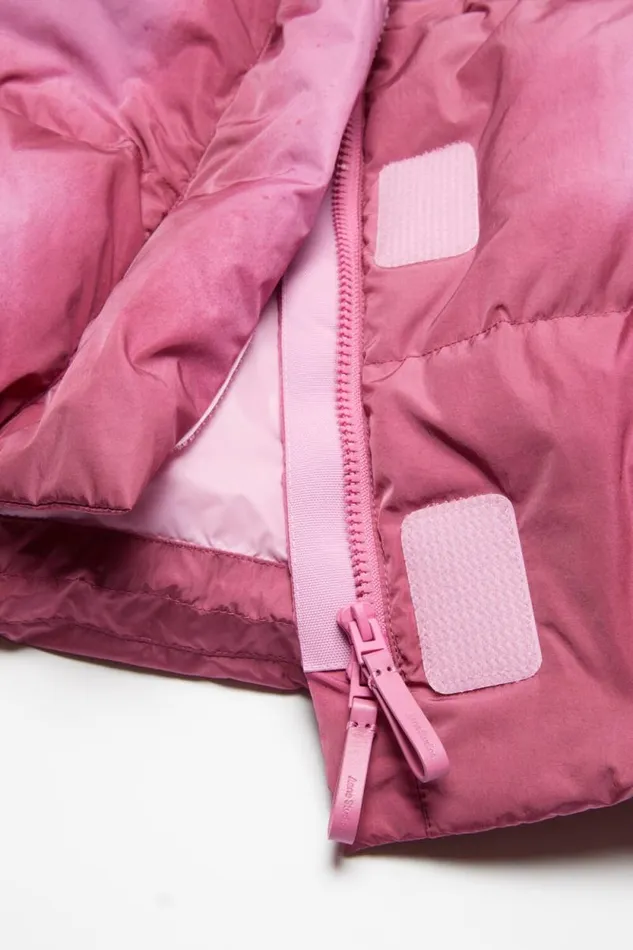 Acne Studios Down Puffer Jacket Tango Pink Women Outerwear Acne Studios Down Puffer Jacket Tango Pink Women Outerwear