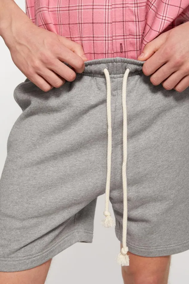 Acne Studios Fleece Shorts Light Grey Melange Women Shorts