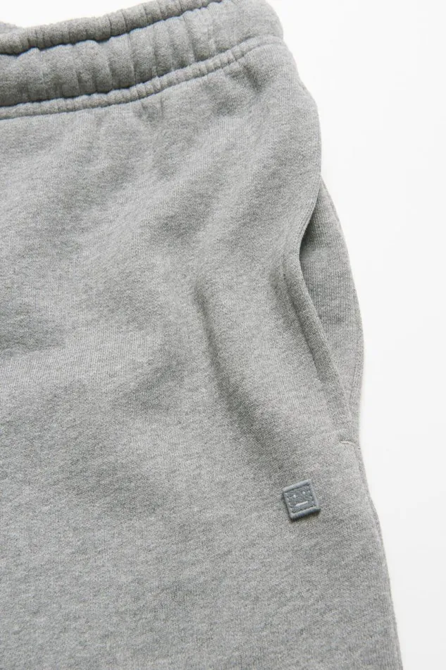 Acne Studios Fleece Shorts Light Grey Melange Women Shorts