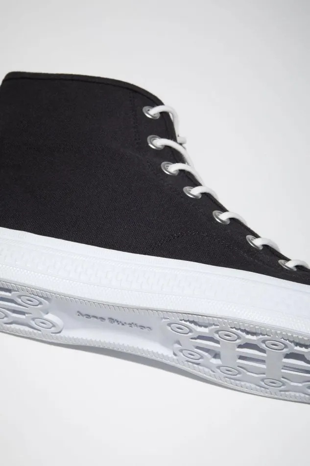 Acne Studios High Top Sneakers Blackoff White Women Shoes Acne Studios High Top Sneakers Blackoff White Women Shoes