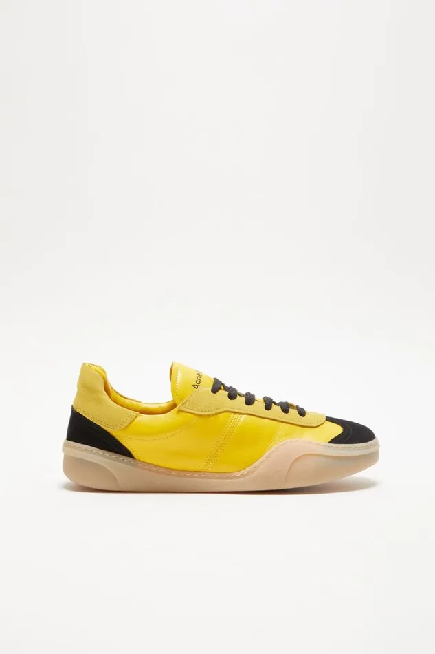 Acne Studios Laceup Sneakers Yellowblack Women Shoes