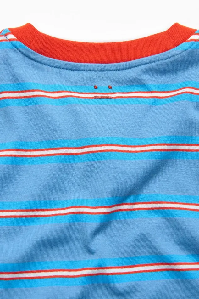 Acne Studios Layered Tshirt Sea Blue Women Tshirts Acne Studios Layered Tshirt Sea Blue Women Tshirts