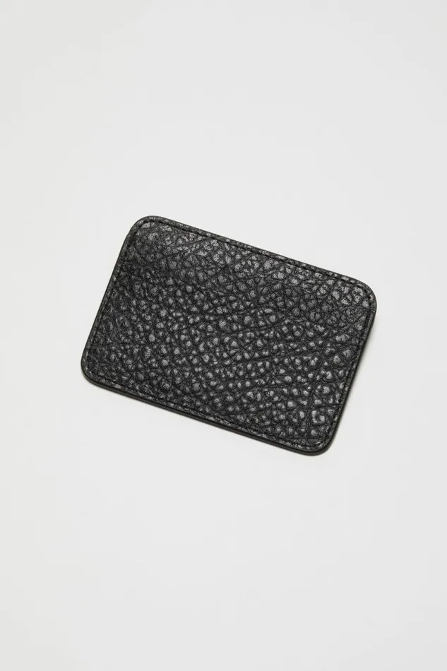 Acne Studios Leather Card Holder Black Men Small Leather Goods Acne Studios Leather Card Holder Black Men Small Leather Goods