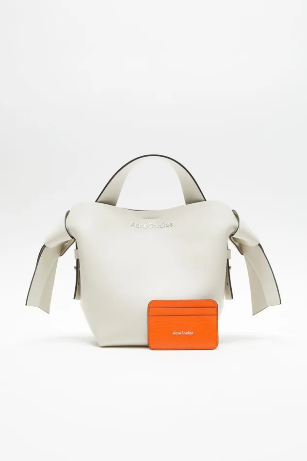 Acne Studios Leather Card Holder Bright Orange Women Small Leather Goods Acne Studios Leather Card Holder Bright Orange Women Small Leather Goods