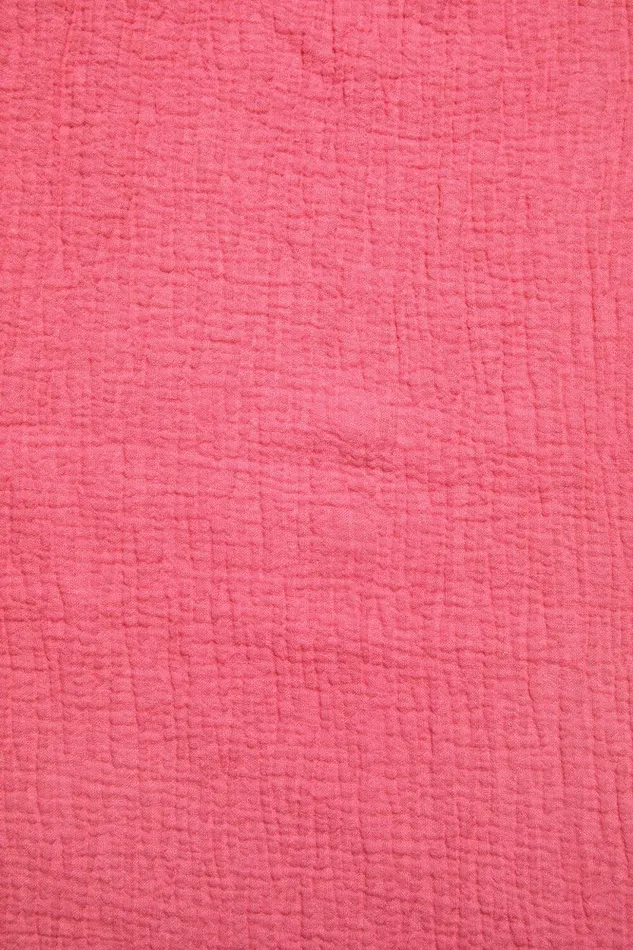 Acne Studios Logo Tape Scarf Pink Men Scarves