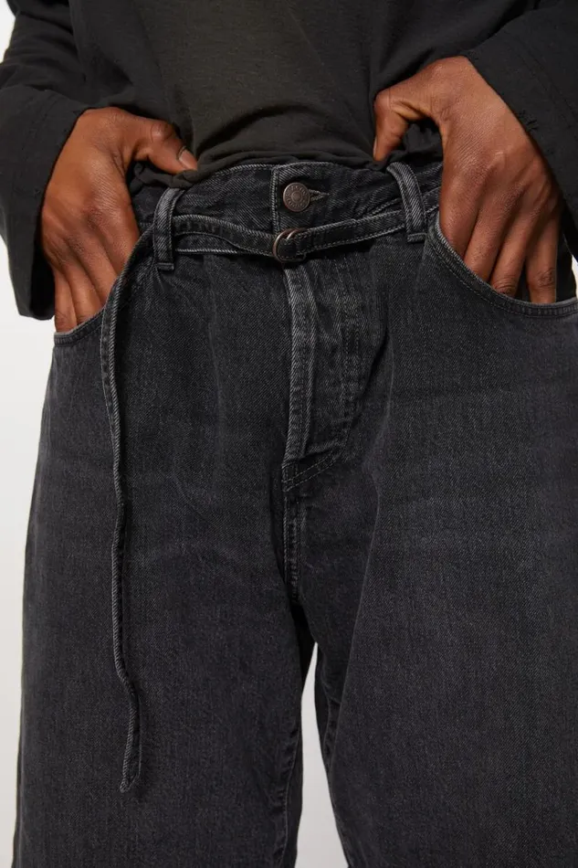 Acne Studios Loose Fit Denim Shorts Black Men Shorts Acne Studios Loose Fit Denim Shorts Black Men Shorts