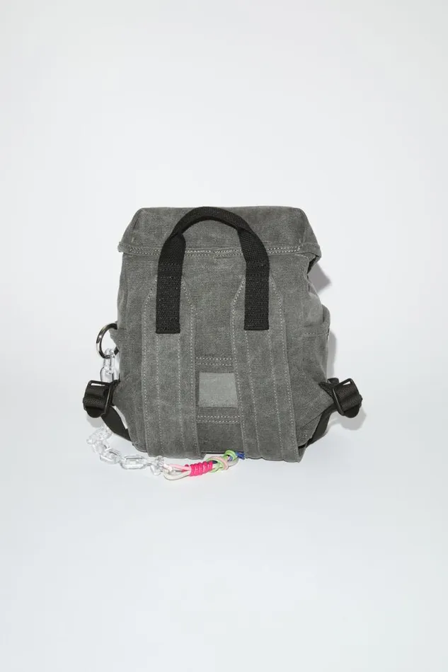 Acne Studios Mini Backpack Carbon Grey Men Bags Acne Studios Mini Backpack Carbon Grey Men Bags