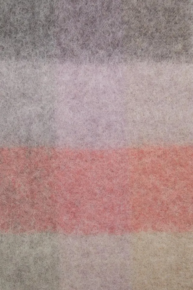 Acne Studios Mohair Checked Scarf Fuchsialilacpink Women Scarves