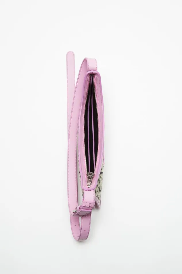 Acne Studios Monogram Platt Mini Shoulder Bag Beigepink Men Bags Acne Studios Monogram Platt Mini Shoulder Bag Beigepink Men Bags