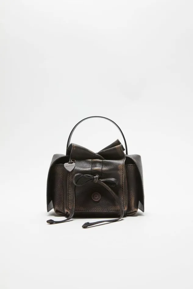 Acne Studios Multipocket Mini Bag Dark Brownbeige Women Bags