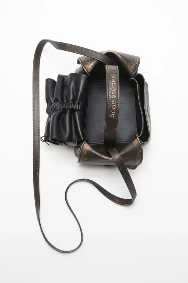 Acne Studios Multipocket Mini Bag Dark Brownbeige Women Bags Acne Studios Multipocket Mini Bag Dark Brownbeige Women Bags