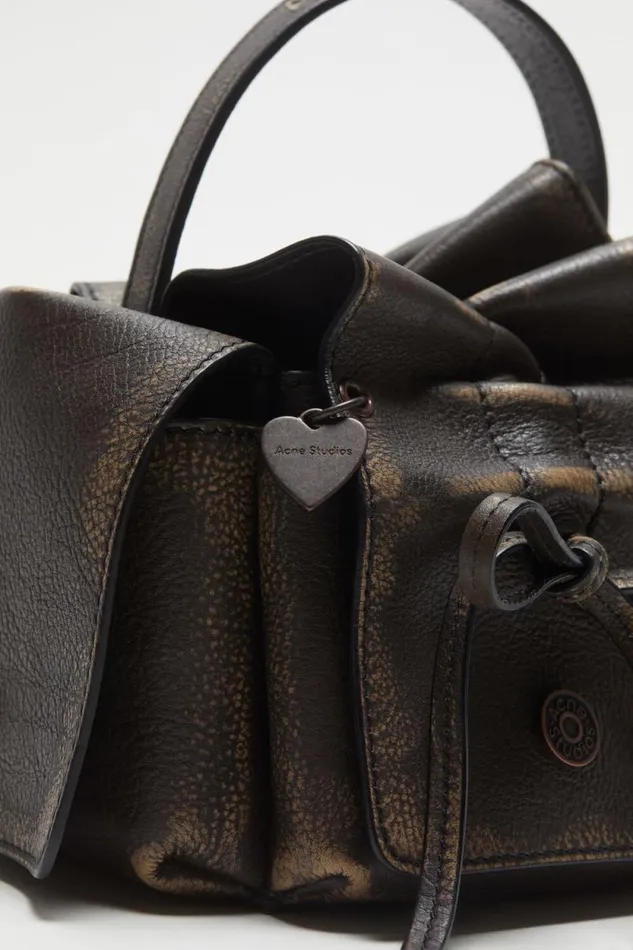 Acne Studios Multipocket Mini Bag Dark Brownbeige Women Bags Acne Studios Multipocket Mini Bag Dark Brownbeige Women Bags