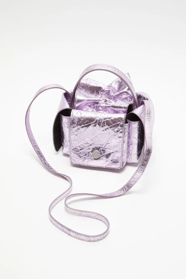 Acne Studios Multipocket Mini Bag Lavender Purple Women Bags Acne Studios Multipocket Mini Bag Lavender Purple Women Bags