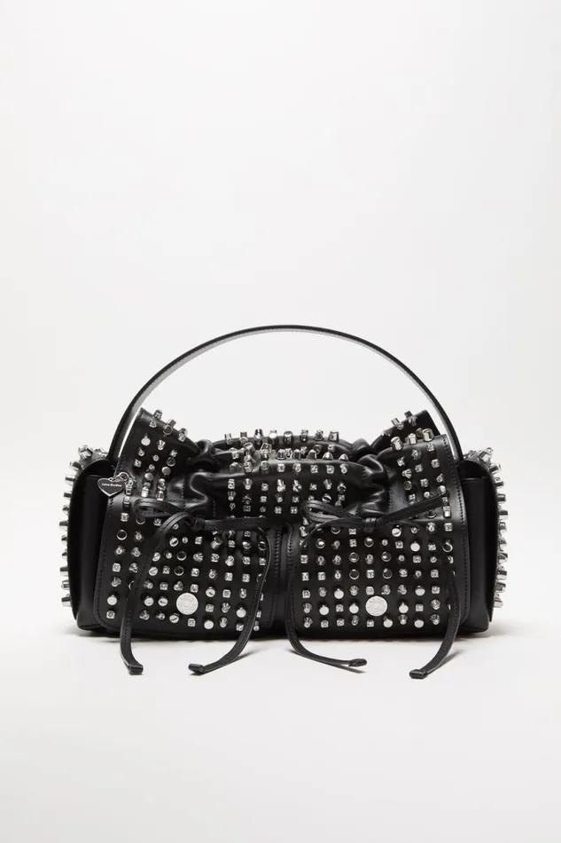 Acne Studios Multipocket Studs Bag Black Women Bags