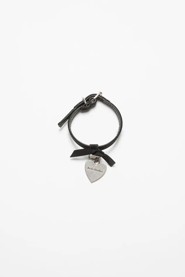 Acne Studios Musubi Charm Bracelet Black Men Jewellery