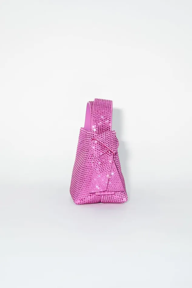 Acne Studios Musubi Micro Shoulder Bag Fuchsia Pink Men Bags