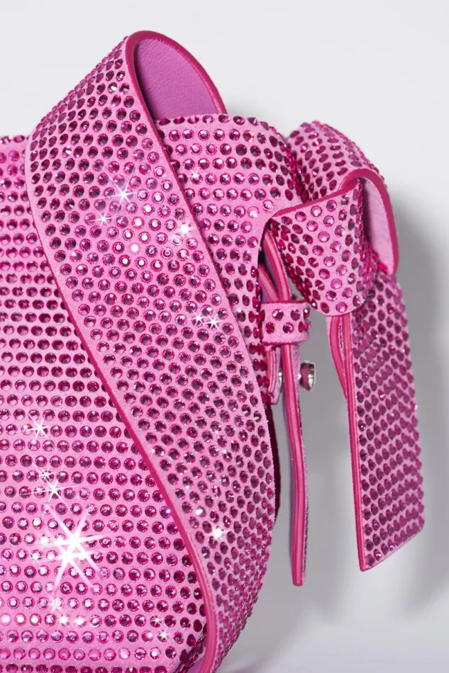 Acne Studios Musubi Micro Shoulder Bag Fuchsia Pink Men Bags