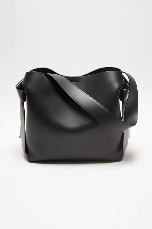 Acne Studios Musubi Midi Shoulder Bag Black Women Bags Acne Studios Musubi Midi Shoulder Bag Black Women Bags