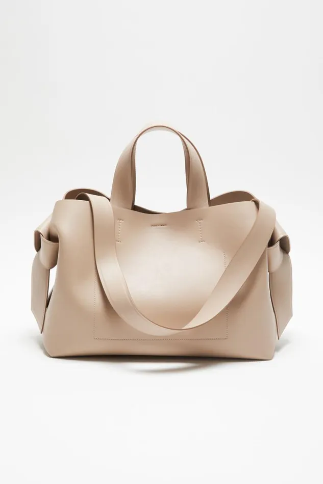 Acne Studios Musubi Midi Tote Taupe Beige Women Bags Acne Studios Musubi Midi Tote Taupe Beige Women Bags